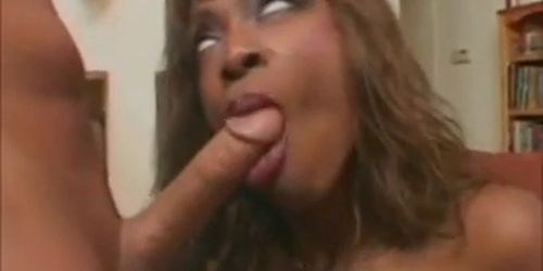 Ebony fucked in all holes by white dude
