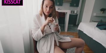 Step son&#'s friend fuck his new step mother while phone talking in share bed (Fuck_New)