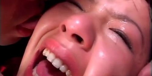 Two dirty Japanese guys using school girl as their sex slave