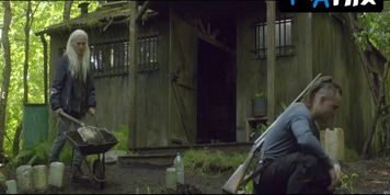 Mia Goth Butt Scene in The Survivalist