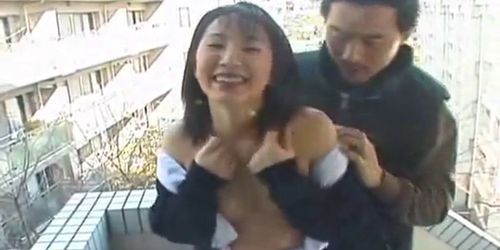 JAVHQ - Lovely Asian public blowjob here