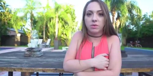hot sis fucks annoying big dick brother by the pool hardcore milf