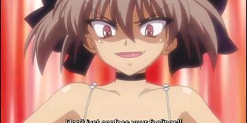 Busty with dick fucks her friend Anime hentai