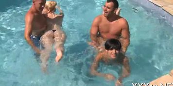 Double penetration makes euro slut cum - video 2i