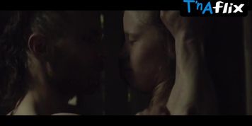 Mia Goth Breasts, Bush Scene in The Survivalist