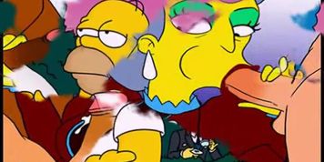 Simpsons hentai porn parody