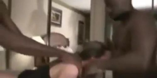Cuckold Wife gets more than she gegs for