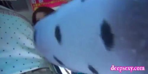 Thick Ass Japanese Girl Fucked on Bus