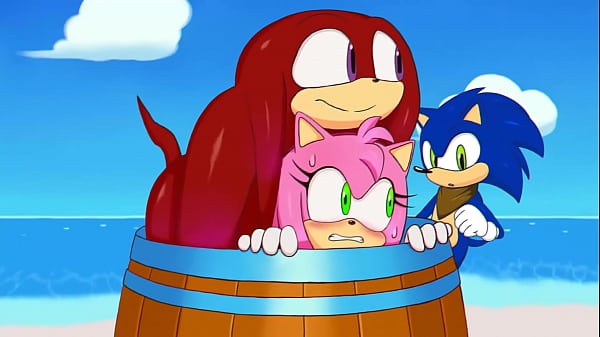 Sonic the Hedgehog: Knuckles & Amy Stuck [Excito] (Animation/Sonic Boom/6-i9-2o2i)
