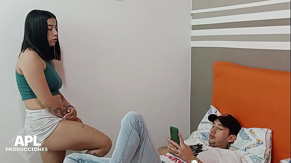 My stepsister catches me smelling her underwear and we end up fucking - Full story