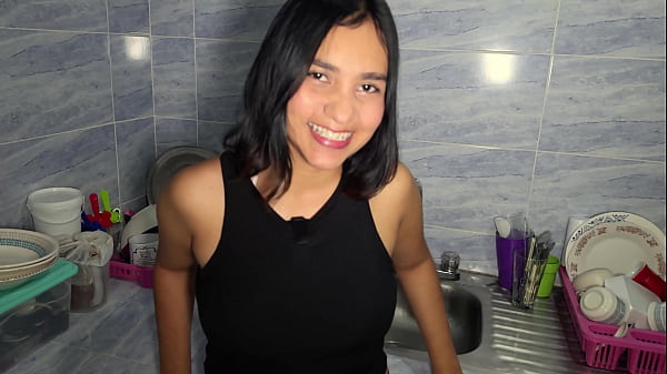 Employee surprises me in short dress alone at home