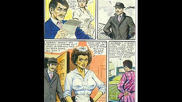 Comic vintage de femdom sexual malvado
