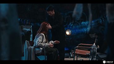 Ouija Board Parody Prank - Redhead Babe Face Fucked While the Time is Frozen