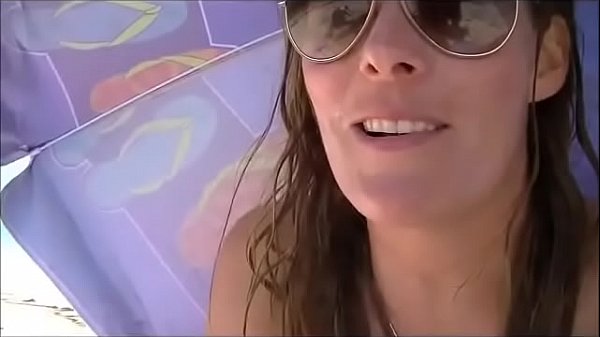 Husband records her while the men masturbate his wife on the voyeuristic Nudist Beach