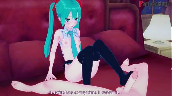 Hatsune miku teniendo sexo en su habitación pov