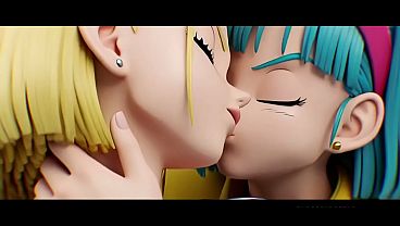Anime yuri lesbian DBZ hentai