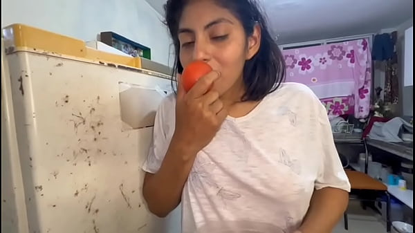 i8-year-old Mexican stepdaughter strips naked and masturbates for the first time.