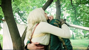 Gia OhMy Craves Jaskier's Long Hard Cock In The Woods - The Witcher Porn Cosplay Parody