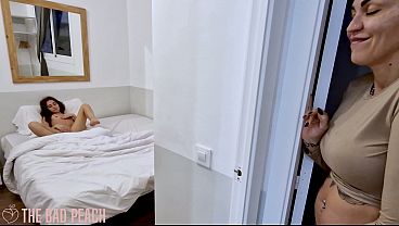 Barely Legal i8yo Stepdaughter Just Turned i8 Caught Masturbating by Peeping Stepmom
