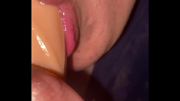 POV Blowjob with dildo and lots of spitting - Like it's your cock