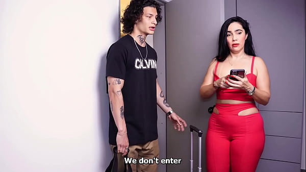 Wow. It's his only chance! This guy gets to share a bed with his big-assed stepmom in a hotel