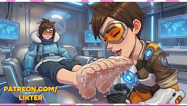 Overwatch Femdom Hentai Animation Cum On Foot ~ AI-Generated