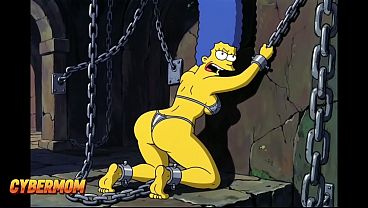 Married Housewife mrs. Simpson: Not a Day Without a New Dick in Her Vagina. Cartoon Parody. summer Compilation