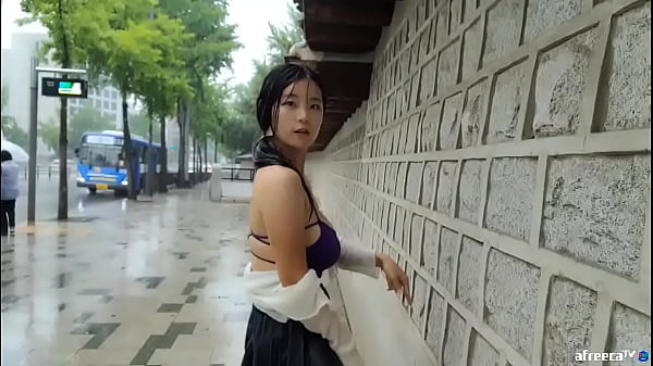 Korean chick with big boobs dancing