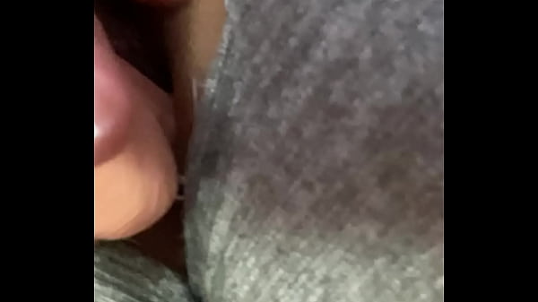 Curvy Latina in ripped leggings masturbates - POV legs open