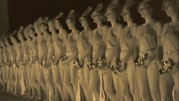 Corista de cabaret retro