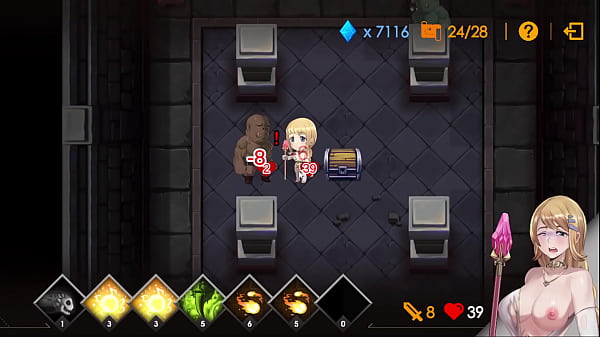 HGame-Dungeon Escape-ie~Fixing the archmage in a femdom rack, first cum in the ass, second creampie