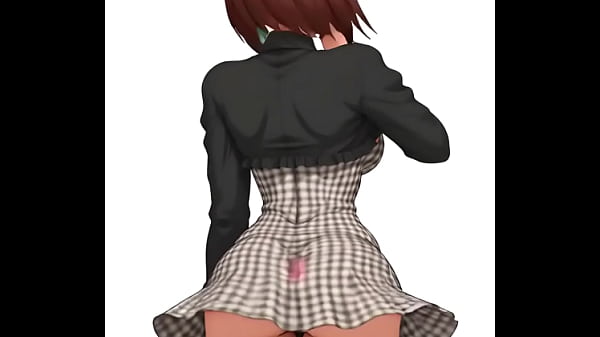 Momo Ayase from the anime Dan Da Dan dancing happily