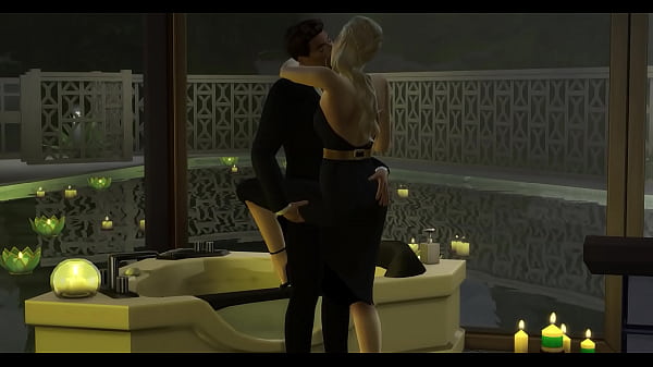 A Romantic Dinner With Emilia C and A Handsome Guy - ed Hentai