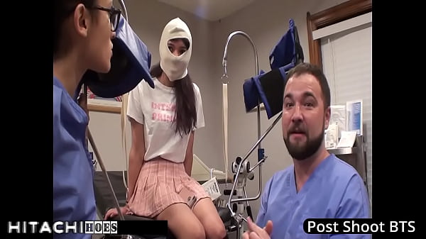 Human Guinea Pig Gets Mandatory Hitachi Orgasms From Nurse - Patient ie5