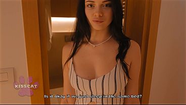 Only One Bed! Step Dad Shares a Hotel Room with His Step Daughter - MrCat