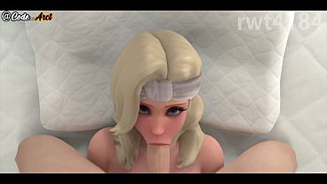 Mercy rides a cock and gets a creamy load (Overwatch) [Spanish subtitles]