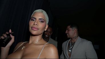 Two security guards have sex with a famous Venezuelan DJ