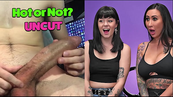 ¿Caliente o no? Polla monstruosa sin cortes Ella reacciona Lilly y Nova