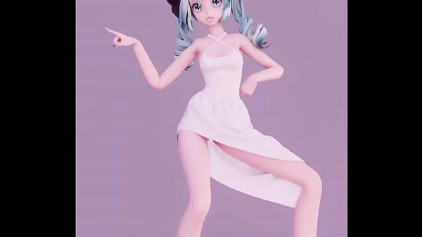 beautiful anime girl dancing