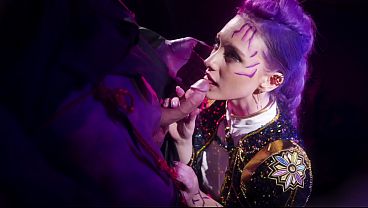 Melody Marks exprime hasta la última gota del largo y duro pene de Mystery Saja - Parodia pornográfica de KPop Demon Hunters Cosplay