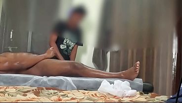 Masturbación en el spa