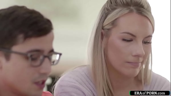 Piano teacher sucks a student big cock