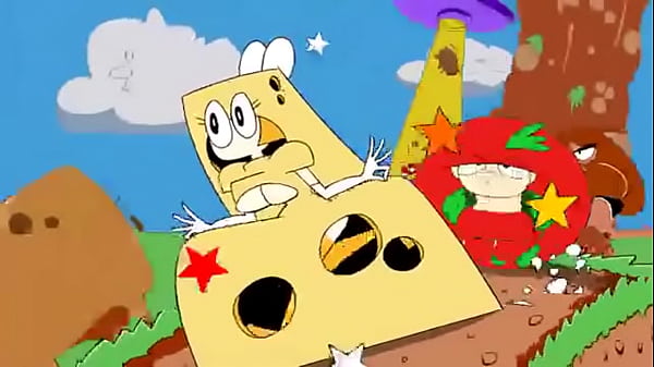 Parodia de la torre de pizza Minus8