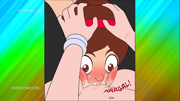 Gravity Falls parodia porno de dibujos animados (parte e): anal, lamiendo el coño, chupando creampie, sexo vaginal con dos chicas