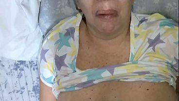 POV of mature couple, grandparents, amateur Latina
