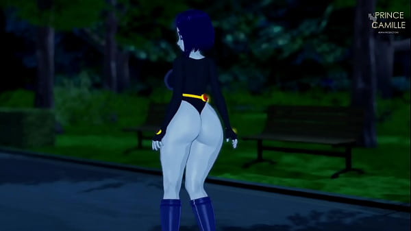 Anime Gothic girl horny big thighs JOI and facial in a dark forest