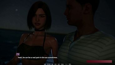 Dominos Beach ie - Zoe HJ, BJ & Fingering Fun With John
