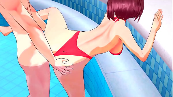 Momo Ayase gets fucked at the pool - ed anime sex