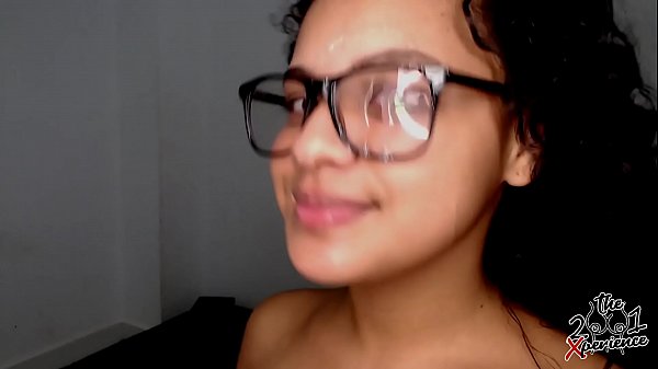 she likes to be recorded while her friend fucks her and he cums on her face. Diana Marquez