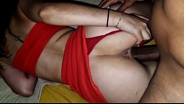 I caught the lady in red.